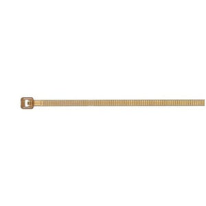 High Temperature Radiation Resistant Peek Cable Tie Translucent Brown PLT1.5M-C71 (Pack of 100)