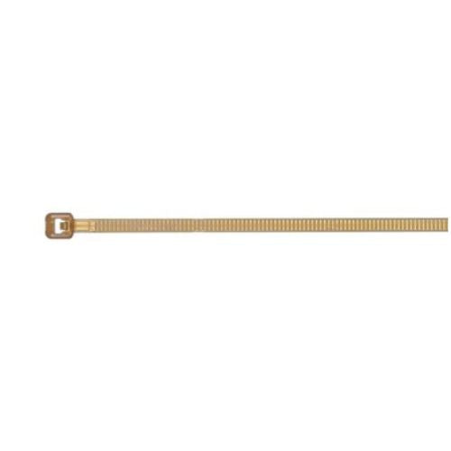 High Temperature Radiation Resistant Peek Cable Tie Translucent Brown PLT1.5M-C71 (Pack of 100)