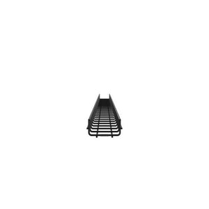 Powder Coated Steel Wire Basket Black PWB2X12BL