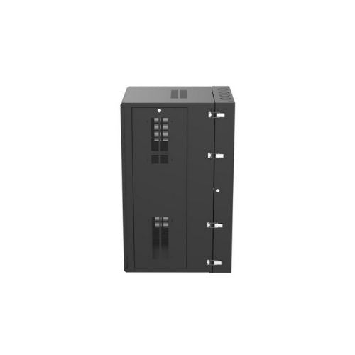 26RU Wall Mount Enclosure Steel Cabinet Windowed Door Black PZWMC2630W