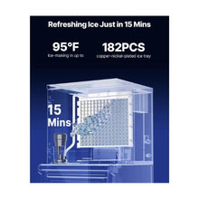 Large Capacity Modular Ice Machine Head with Adjustable Ice Thickness 400 lbs with Self-Cleaning