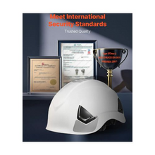 Type 1 Class C Safety Helmet ANSI/ISEA Z89.1 Compliant ABS Hard Hat with 6-Point Ratchet Suspension for Construction & Industrial Work