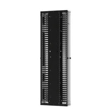 45RU 12 Wide Dual Sided Vertical Cable Manager Black PE2VD12