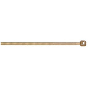 High Temperature Radiation Resistant Peek Cable Tie Translucent Brown PLT1.5M-C71 (Pack of 100)