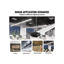 40W Bright 4-Foot LED Utility Ceiling Shop Lights Surface & Hanging Mount Kit