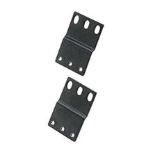 1RU Steel Horizontal Panel Extender Bracket Black PEB1