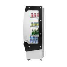 7.8 Cu. Ft. Commercial Open Air Merchandiser Refrigerator with 3-Tier Shelving and LED Lighting