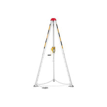 1200 lbs Portable Confined Space Rescue Tripod Kit 65 ft Steel Cable, 1200 lbs Lifting Winch, Adjustable Legs & Fall Protection