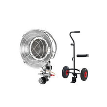 15,000 BTU High-Output Propane Tank Top Radiant Heater with Portable Trolley