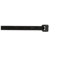 Cross Section Heat Stabilized Standard Weather Resistant Cable Tie Black PLT1S-M300 (Pack of 1000)