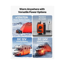 12V/24V Portable Self Contained Low Noise Diesel Heater System for Vehicles