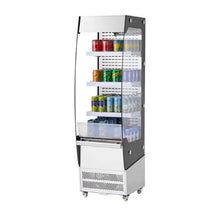 7.8 Cu. Ft. Commercial Open Air Merchandiser Refrigerator with 3-Tier Shelving and LED Lighting