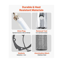 Diesel Parking Heater Atomization Mesh and Glow Plug Repair Kit with Tool Accessories for 2KW, 5KW, and 8KW Models