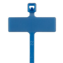 Cross Section Miniature Wrap Marker Cable Tie Blue PLM1M-M6