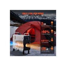 2KW All-in-One Portable Diesel Air Heater With Remote Control for Vehicles and Outdoors