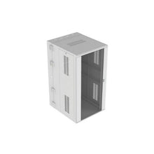 26RU Wall Mount Enclosure Steel Cabinet Windowed Door White PZWMC2630WH