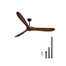 High Performance 72-Inch Ceiling Fan with Remote Controlled Modern Wood Blade Design