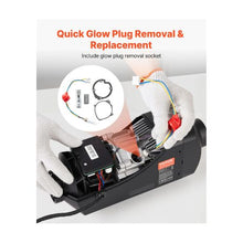 Diesel Parking Heater Atomization Mesh and Glow Plug Repair Kit with Tool Accessories for 2KW, 5KW, and 8KW Models