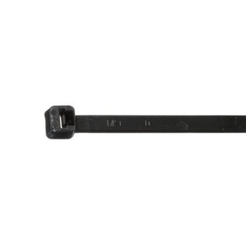 Cross Section Heat Stabilized Standard Weather Resistant Cable Tie Black PLT1S-M300 (Pack of 1000)