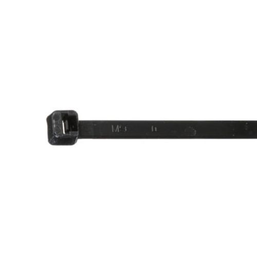 Cross Section Heat Stabilized Standard Weather Resistant Cable Tie Black PLT1S-M300 (Pack of 1000)