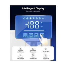 Large Capacity Modular Ice Machine Head with Adjustable Ice Thickness 400 lbs with Self-Cleaning