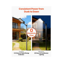 450000LM Commercial 8000W Solar Motion Sensor Street Lights for Driveway Yard 3 Pack