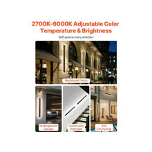 Adjustable 39.4 Inch Long Strip Modern 2700K-6000K Color Temperature Outdoor Wall Lamp