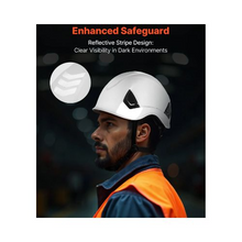 Type 1 Class C Safety Helmet ANSI/ISEA Z89.1 Compliant ABS Hard Hat with 6-Point Ratchet Suspension for Construction & Industrial Work
