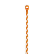 Nylon Miniature Cross Section Locking Cable Tie Orange With White PLT1M-L3-10 (Pack of 1000)