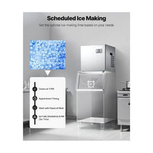 Large Capacity Modular Ice Machine Head with Adjustable Ice Thickness 400 lbs with Self-Cleaning
