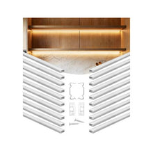 3.3 ft U-Shape LED Aluminum Channel with Cover & Clips for Under-Cabinet Lights 20-Pack