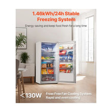 Large Capacity 20.2 Cu.Ft Frost Free Upright Freezer with Convertible Refrigerator Function Electronic Temperature Control & Door Alert