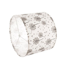 Medium Fabric Drum Lamp Shade Set 13 x 10 inch Light Decorative Dandelion Pattern for Table & Floor Lamps