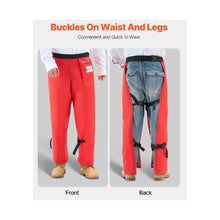 Small Chainsaw Safety Chaps 33–34 Inch Waist, Class C 8-Layer Apron-Style Protective Pants with Adjustable Belt & Gear Pocket