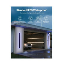 39.4 Inch Adjustable RGB Exterior Color Changing Outdoor Wall Mount Lights Fixtures