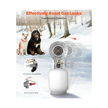 15,000 BTU High-Output Propane Tank Top Radiant Heater with Portable Trolley