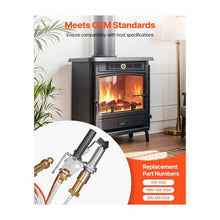 Fireplace Pilot Light Assembly Replacement for Heat & Glo and Heatilator Models Silver
