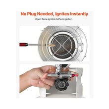 15,000 BTU High-Output Propane Tank Top Radiant Heater with Portable Trolley