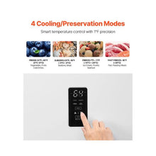 Large Capacity 20.2 Cu.Ft Frost Free Upright Freezer with Convertible Refrigerator Function Electronic Temperature Control & Door Alert