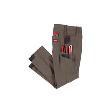 Lightweight Men’s Multi Purpose Weather Resistant Nylon Work Pants Brown M651N-3034