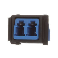Flame Resistant Fiber Optic LC Duplex Adapter Module Blue NKDLCMZBL