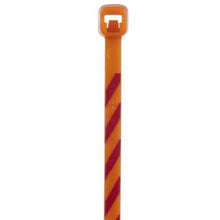 Nylon Miniature Cross Section Locking Cable Tie Orange With Red PLT1M-L3-2 (Pack of 50)