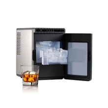 Portable 22 Lbs/24H Countertop Ice Machine with Convenient Ice Transfer Self Cleaning Function for Home, Office & Bar