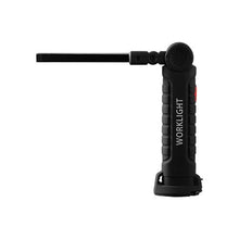 1200mAh Portable LED Hands Free 360° Rotating Magnetic Rechargeable LED Flashlight for Garage & Emergency 2 Pack