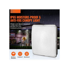 Ultra Bright Outdoor Square IP65 Rated LED Utility Ceiling Lights System 16,500LM 4 Pack
