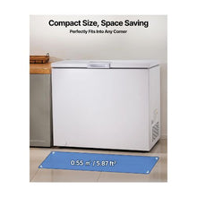 6.36 Cu.Ft Compact Deep Freezer with Adjustable Cooling Control Freestanding Chest Freezer White