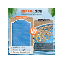 40 x 20 ft 12 Mil Rectangle Swimming Pool Solar Cover Blue Heat Retaining Blanket for Inground & Above Ground Pools