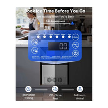 265 lbs/24H Professional Stainless Steel Commercial Ice Maker 85 lb Ice Bin for Restaurants and Bars