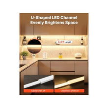 3.3 ft U-Shape LED Aluminum Channel with Cover & Clips for Under-Cabinet Lights 20-Pack