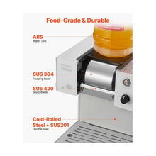 132 LBS/24H Automatic Snowflake Ice Maker with 90S Pre Cooling Technology for Frozen Desserts & Specialty Drinks